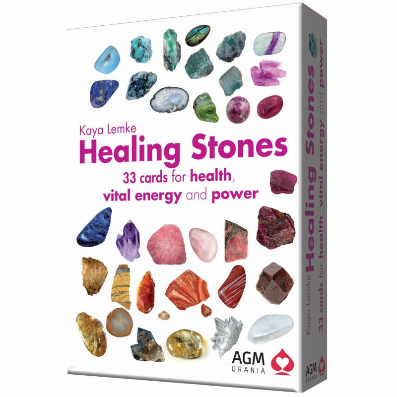 HEALING STONES- 33 CARDS FOR HEALTH VITAL ENERGY AND POWER