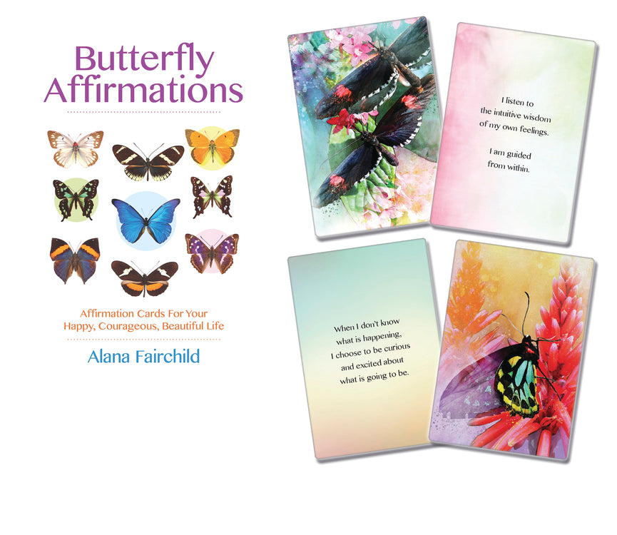 BUTTERFLY AFFIRMATIONS CARDS (INGLES)