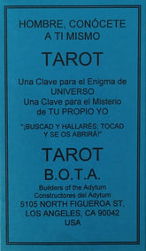 TAROT BOTA ARCANOS MAYORES DECK