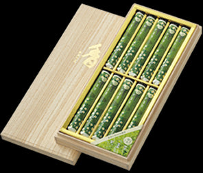 INCIENSO SENKOCHA GREEN TEA SHORT SIN HUMO GIFT BOX (8 PACK)