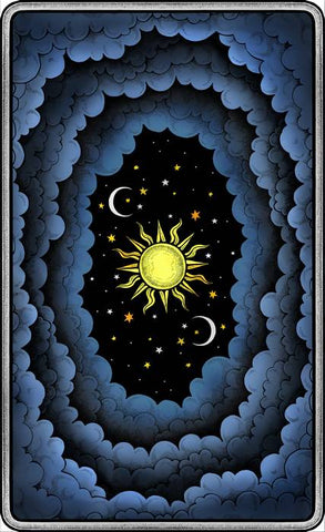 DARK MANSION TAROT - AZUL Y NEGRO (INGLES)