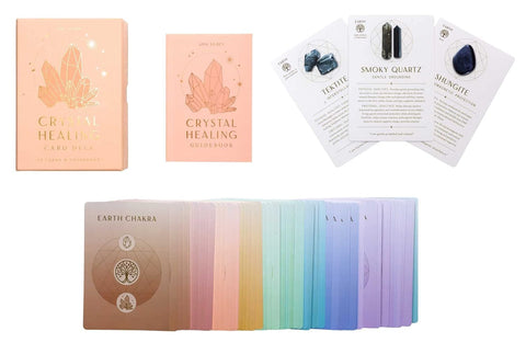 CRYSTAL HEALING CARD DECK SILBEY