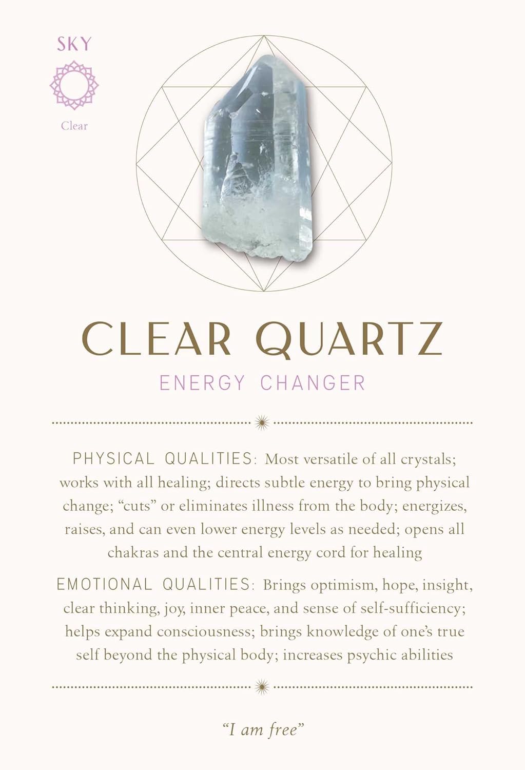 CRYSTAL HEALING CARD DECK SILBEY