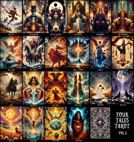 FOUR TALES TAROT - 4 JUEGOS ARC MAY