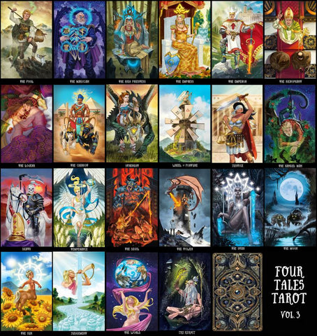 FOUR TALES TAROT - 4 JUEGOS ARC MAY