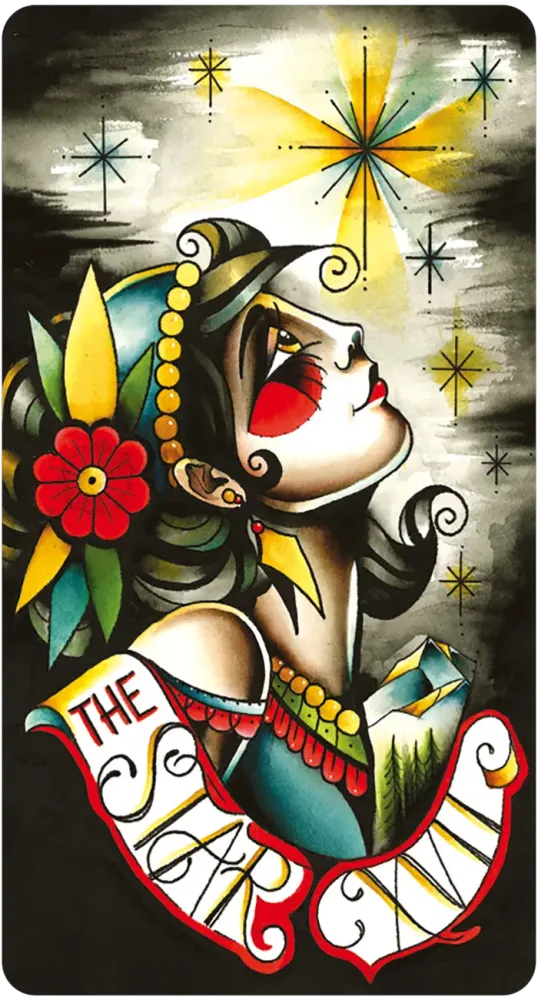 EIGHT COINS' TATTOO TAROT - BORDERLESS MINIATURE EDITION (INGLÉS)