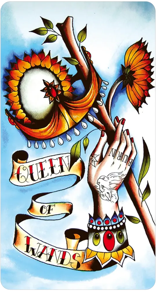 EIGHT COINS' TATTOO TAROT - BORDERLESS MINIATURE EDITION (INGLÉS)