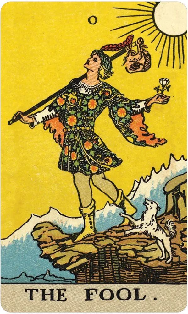 SMITH-WAITE® TAROT DECK - BORDERLESS MINIATURE EDITION (INGLÉS)