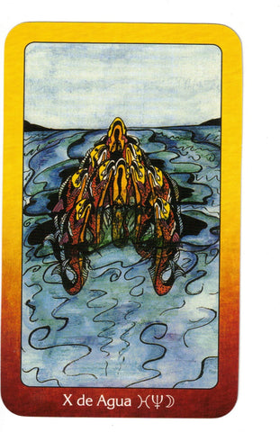 TAROT DE LOS ORISHAS, EL. UNA POTENTE COMBINACION DE SANTERIA, CANDOMBLE Y TAROT (LIBRO Y CARTAS) INCLUYE DIAGRAMA PARA MEDITACION Y LECTURA