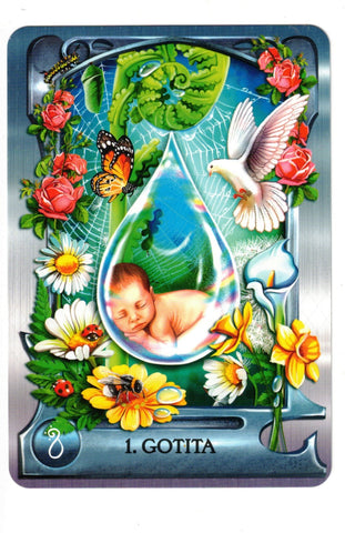 ORACULO ALQUIMICO DEL AGUA. UN MAZO DE 40 CARTAS CON MANUAL
(LIBRO Y CARTAS)