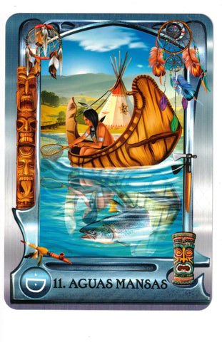 ORACULO ALQUIMICO DEL AGUA. UN MAZO DE 40 CARTAS CON MANUAL
(LIBRO Y CARTAS)
