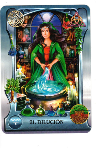 ORACULO ALQUIMICO DEL AGUA. UN MAZO DE 40 CARTAS CON MANUAL
(LIBRO Y CARTAS)