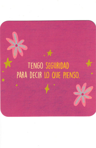 AFIRMACIONES PARA LA AUTOESTIMA. CARTAS