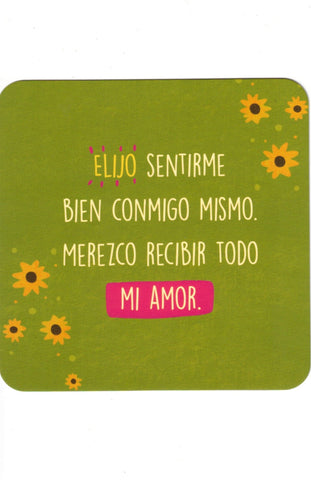 AFIRMACIONES PARA LA AUTOESTIMA. CARTAS