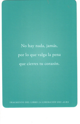 LIBERACION DEL ALMA, LA (CARTAS)