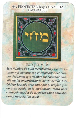 72 NOMBRES DE DIOS, LOS (LIBRO Y CARTAS)