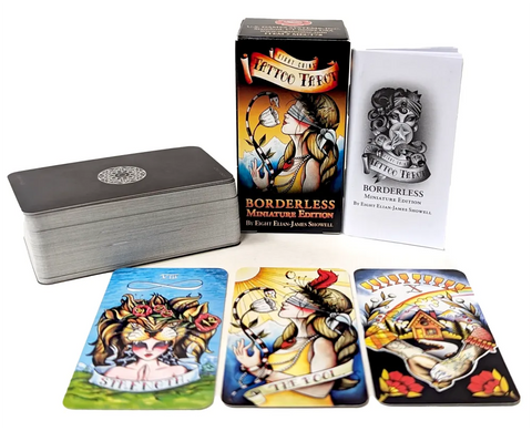 EIGHT COINS' TATTOO TAROT - BORDERLESS MINIATURE EDITION (INGLÉS)
