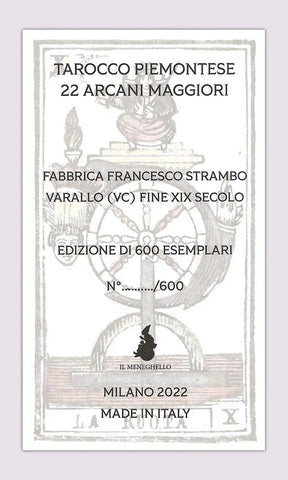 TAROCCO PIEMONTESE 22 ARCANI