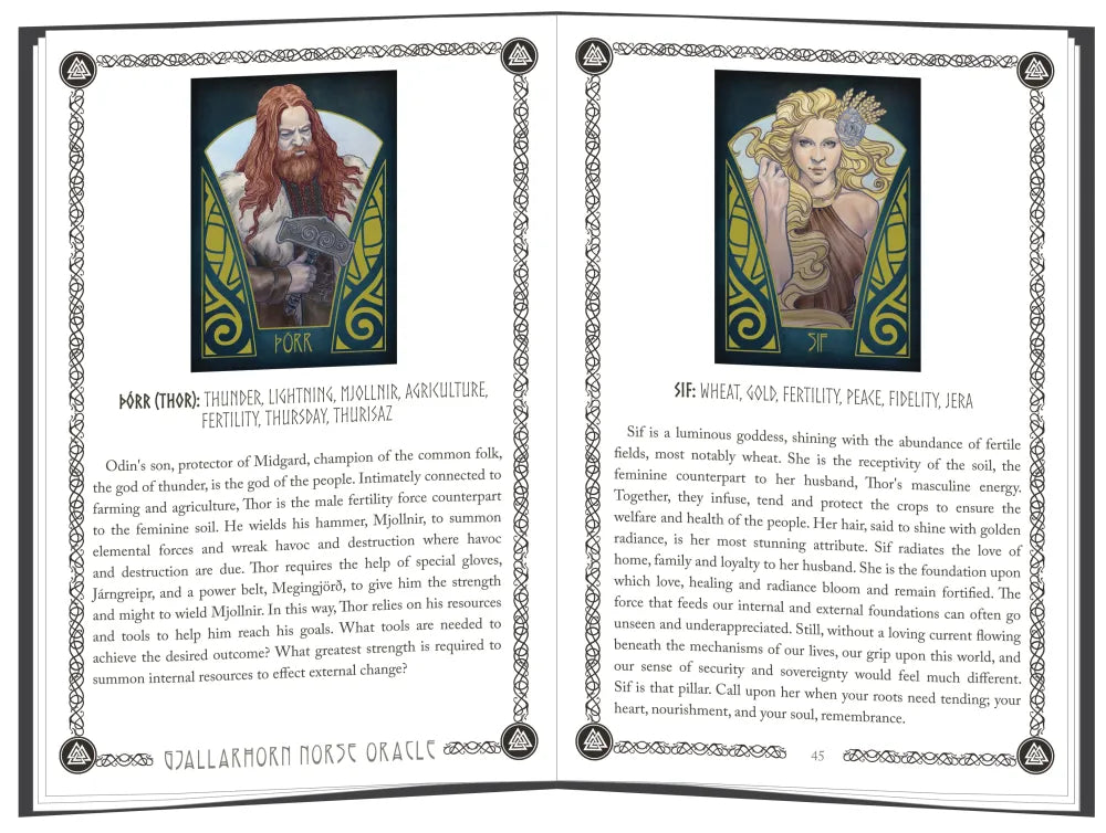 GJALLARHORN A NORSE ORACLE DECK *SET