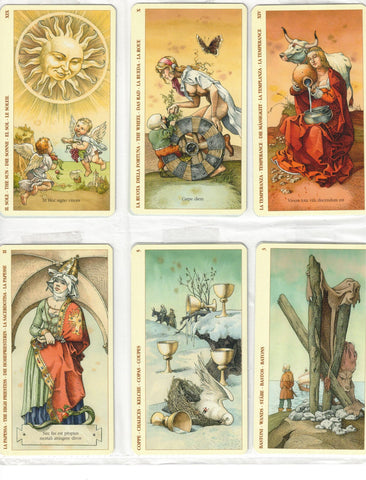 TAROT DE DÜRER - LO SCARABEO (ESPAÑOL/MULTILINGÜE) - CARTAS NUEVAS (CAJA CON DETALLES MÍNIMOS)