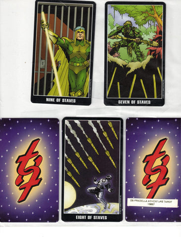 FRADELLA ADVENTURE TAROT - FRANK FRADELLA (INGLÉS) - CARTAS NUEVAS SELLADAS