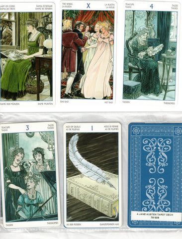 EL TAROT DE JANE AUSTEN - LO SCARABEO (ESPAÑOL/MULTILINGÜE) - CARTAS NUEVAS SELLADAS