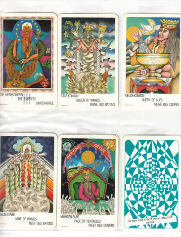 NEUZEIT TAROT (NEW AGE TAROT) - WALTER WEGMÜLLER - CARTAS NUEVAS SELLADAS (CAJA CON DETALLES)