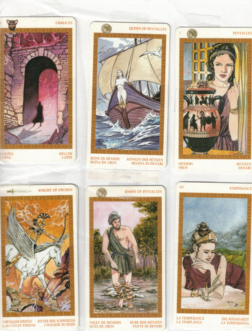 TAROT DEL OLIMPO - LO SCARABEO (ESPAÑOL/MULTILINGÜE) - CARTAS NUEVAS (CAJA CON DETALLES MÍNIMOS)
