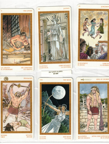 TAROT DEL OLIMPO - LO SCARABEO (ESPAÑOL/MULTILINGÜE) - CARTAS NUEVAS (CAJA CON DETALLES MÍNIMOS)