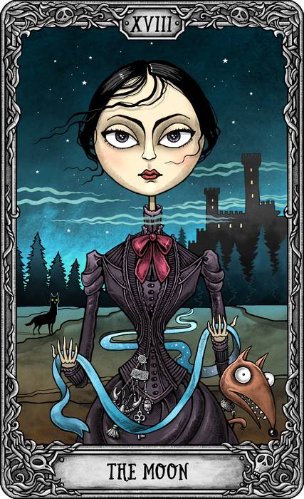 DARK MANSION TAROT - AZUL Y NEGRO (INGLES)