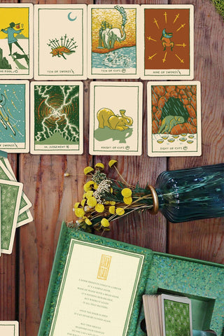 GREEN GLYPHS TAROT [INGLÉS]