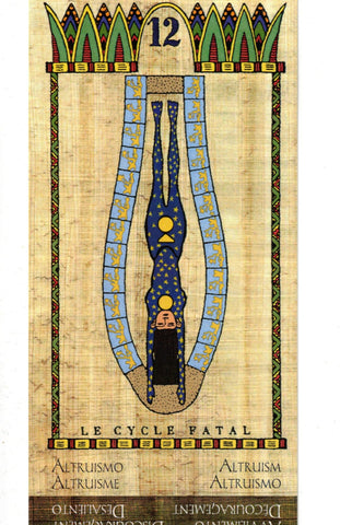 EGYPTIAN SCHWALLER TAROT ECX (ITALIANO-INGLES)