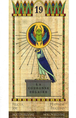 EGYPTIAN SCHWALLER TAROT ECX (ITALIANO-INGLES)