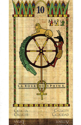 EGYPTIAN SCHWALLER TAROT ECX (ITALIANO-INGLES)