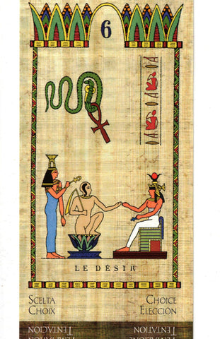 EGYPTIAN SCHWALLER TAROT ECX (ITALIANO-INGLES)