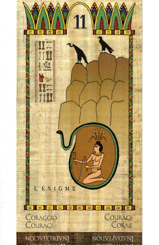 EGYPTIAN SCHWALLER TAROT ECX (ITALIANO-INGLES)