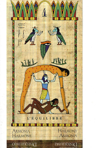 EGYPTIAN SCHWALLER TAROT ECX (ITALIANO-INGLES)