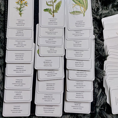THE HEALING FLOWER COLOR CARD SET (INGLÉS)