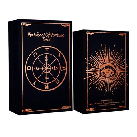 WHEEL OF FORTUNE TAROT - BLACK HOLOGRAFICO (INGLES)