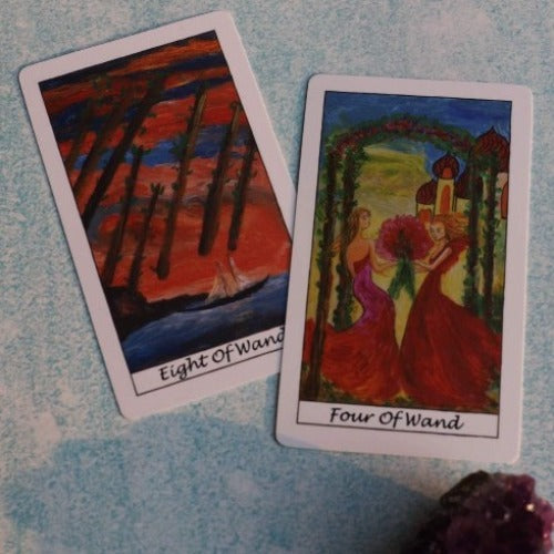 WHEEL OF FORTUNE TAROT POCKET - BLANCO (INGLES)