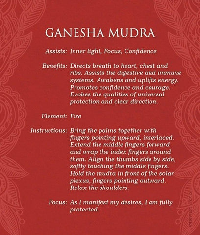 MUDRAS FOR AWAKENING THE FIVE ELEMENTS (INGLES)