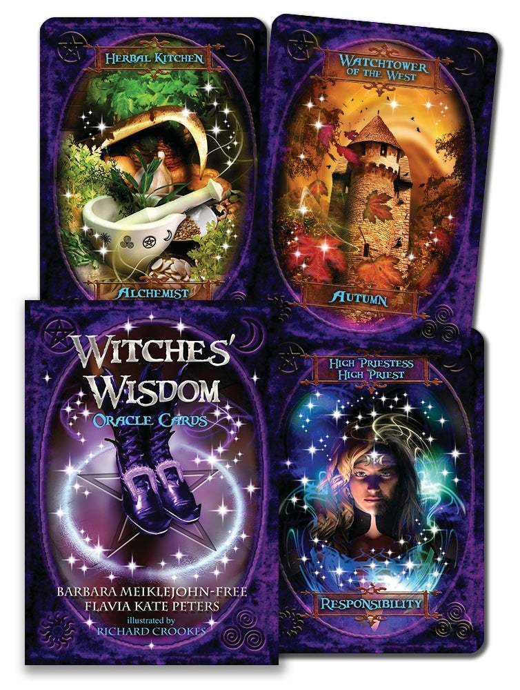 WITCHES' WISDOM ORACLE CARDS (INGLES)