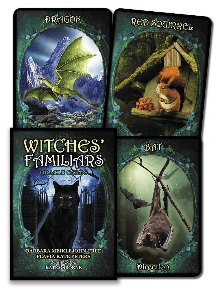 WITCHES' FAMILIARS ORACLE CARDS (INGLES)