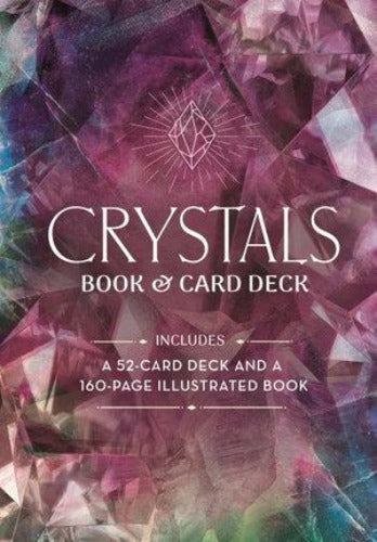 CRYSTALS BOOK & CARD DECK SET (INGLES)