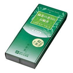 INCIENSO SENKOCHA GREEN TEA SHORT SIN HUMO (80 GR, 13CM)