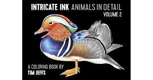 INTRINCATE INK ANIMALS IN DETAIL VOL.2 COLORING BOOK
